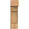 Ekena Millwork Olympic Block Rough Sawn Bracket w/ Offset Brace, Western Red Cedar, 8"W x 18"D x 30"H BKT0806X18X30OLY05RWR - alternate 2